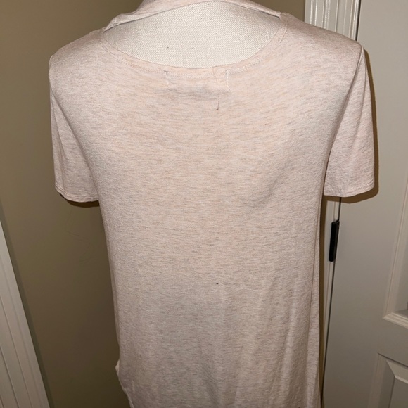 Workshop Republic Clothing Women Tan Size S Short Sleeve Pocket T-Shirt - Picture 7 of 12